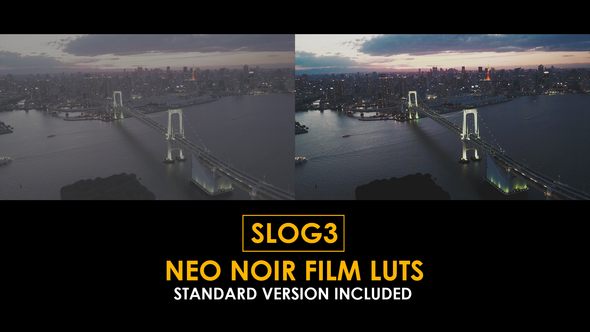 Photo of Slog3 Neo Noir Film and Standard LUTs – Videohive 50922217