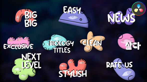 Photo of Biology Cells Titles for DaVinci Resolve – Videohive 51327361