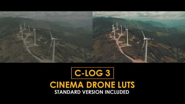 Photo of C-Log3 Cinema Drone and Standard LUTs – Videohive 51223436