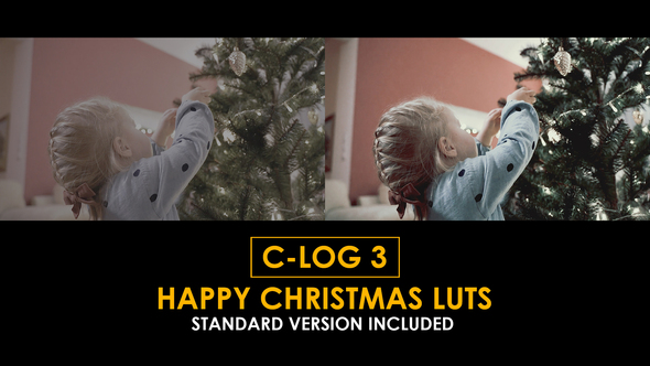 Photo of C-Log3 Happy Christmas and Standard LUTs – Videohive 51145988