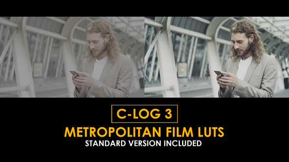 Photo of C-Log3 Metropolitan and Standard LUTs – Videohive 51146086