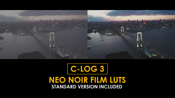 Photo of C-Log3 Neo Noir Film and Standard LUTs – Videohive 51169268