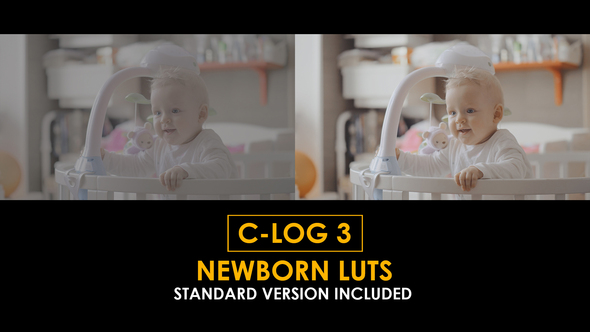 Photo of C-Log3 Newborn and Standard LUTs – Videohive 51223386