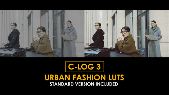 Photo of C-Log3 Urban Fashion and Standard Color LUTs – Videohive 51148067
