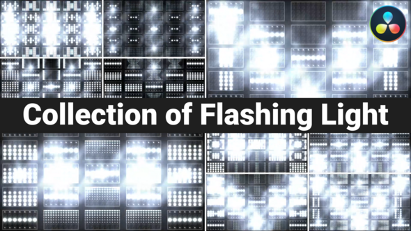 Photo of Collection of Flashing Light for DaVinci Resolve – Videohive 51356711