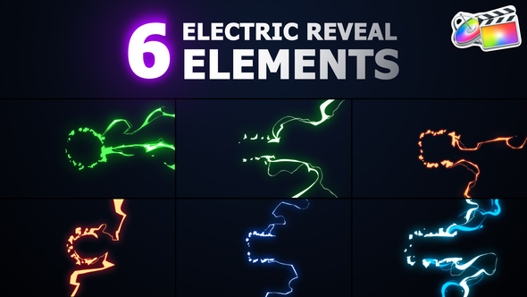Photo of Electric Reveal Elements | FCPX – Videohive 51473762
