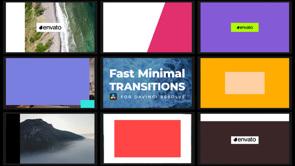 Photo of Fast Minimal Transitions | DaVinci Resolve – Videohive 51373425