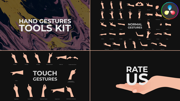 Photo of Hand Gestures Tools Kit for DaVinci Resolve – Videohive 51120653