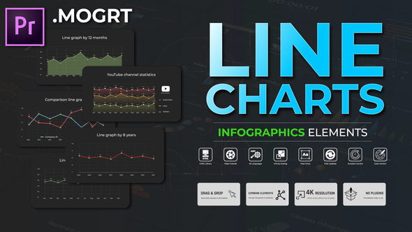 Photo of Infographic – Line Charts MOGRT – Videohive 51414194