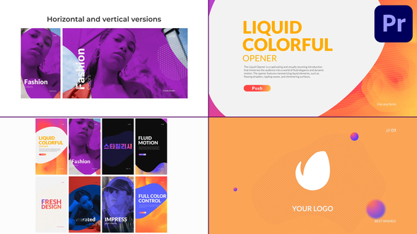 Photo of Liquid Colorful Opener for Premiere Pro – Videohive 51499701