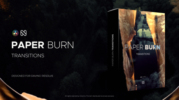 Photo of Paper Burn Transitions for DaVinci Resolve – Videohive 51201536