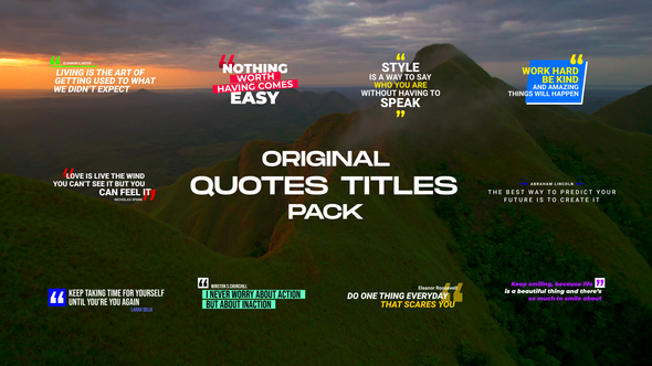 Photo of Quotes Titles Pack / MOGRT – Videohive 50992829