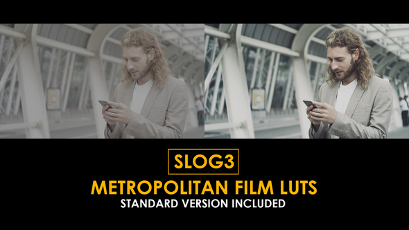 Photo of Slog3 Metropolitan and Standard LUTs – Videohive 51044387