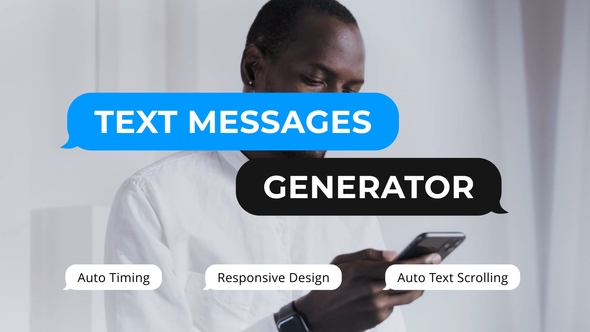 Photo of Text Messages Generator – Videohive 51079799