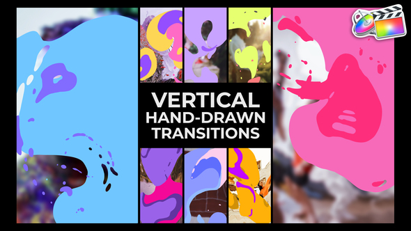 Photo of Vertical Liquid Hand Drawn Transitions | FCPX – Videohive 51474189