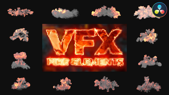 Photo of VFX Fire Elements for DaVinci Resolve – Videohive 51458133