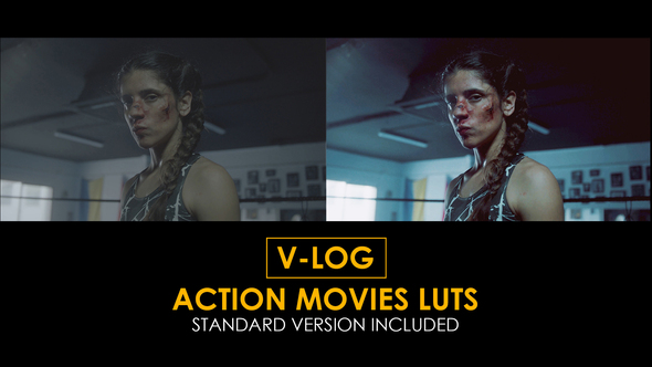 Photo of V-Log Action Movies and Standard Color LUTs – Videohive 51443787