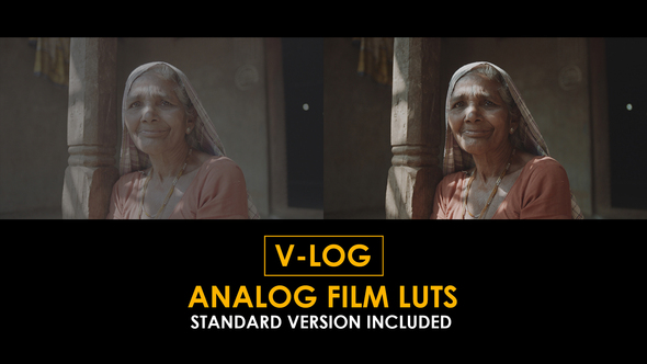 Photo of V-Log Analog Film and Standard LUTs – Videohive 51434085