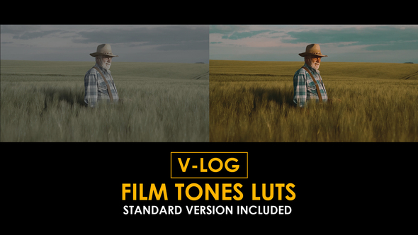 Photo of V-Log Film Tones and Standard LUTs – Videohive 51362908