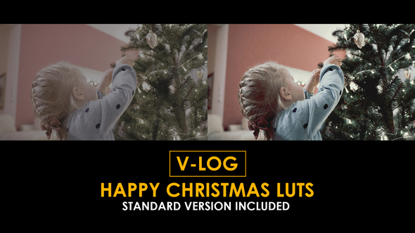 Photo of V-Log Happy Christmas and Standard Color LUTs – Videohive 51303333