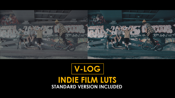 Photo of V-Log Indie Film and Standard LUTs – Videohive 51363725
