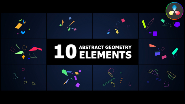 Photo of Abstract Geometry Elements | DaVinci Resolve – Videohive 51652377