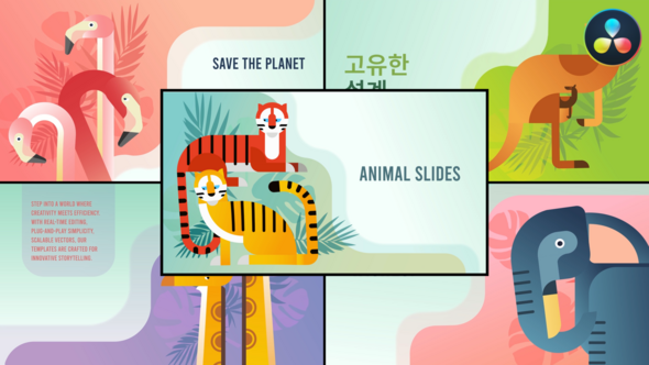 Photo of Animal Slides for DaVinci Resolve – Videohive 51600279