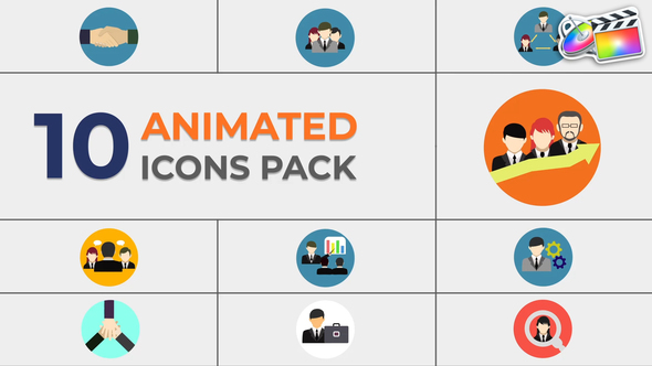 Photo of Animated Business Icons for FCPX – Videohive 51837000