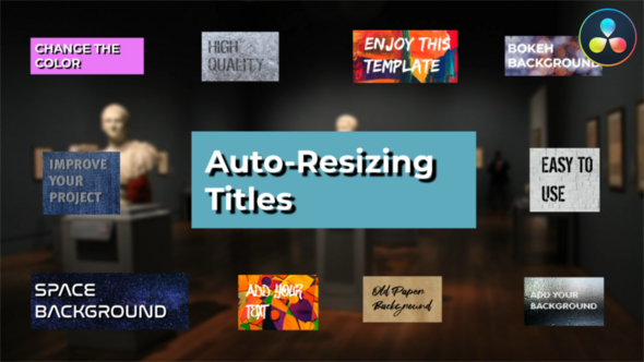 Photo of Auto-Resizing Titles for DaVinci Resolve – Videohive 51838558