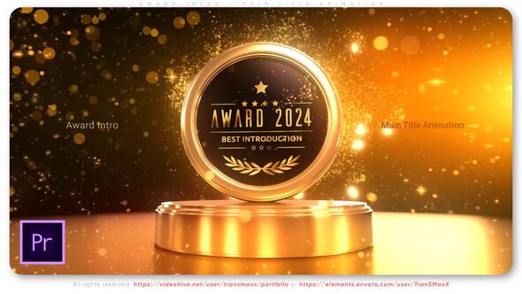 Photo of Award Intro – Main Title Animation – Videohive 51756572