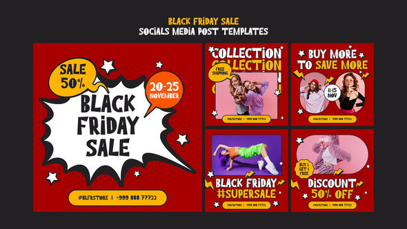 Photo of Black Friday Social Media Post Template – Videohive 51691550