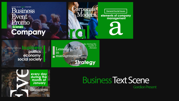 Photo of Business Titles Scenes – Videohive 51849439
