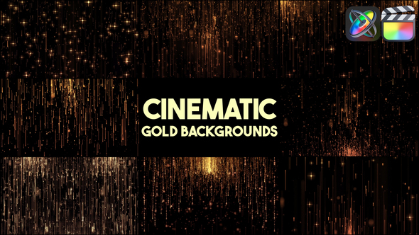 Photo of Cinematic Gold Backgrounds for FCPX – Videohive 51787408