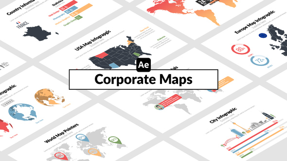 Photo of Corporate Maps – Videohive 51669447