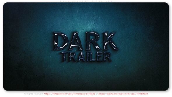 Photo of Dark Cinematic Trailer – Videohive 51918269
