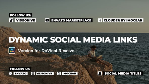 Photo of Dynamic Social Media Links | DaVinci Resolve – Videohive 51756452