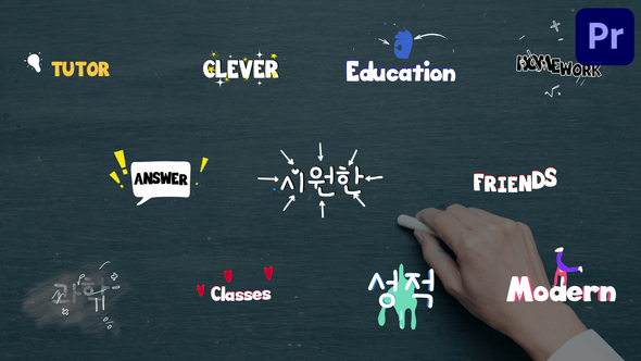 Photo of Education Cartoon Titles for Premiere Pro – Videohive 51636501
