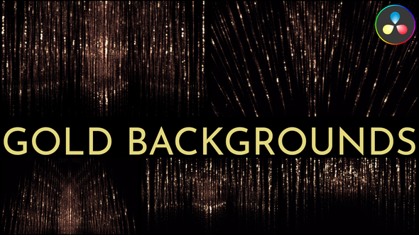 Photo of Gold Backgrounds for DaVinci Resolve – Videohive 51756149