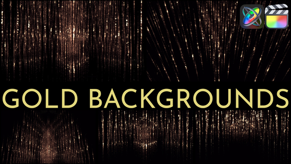 Photo of Gold Backgrounds for FCPX – Videohive 51740467