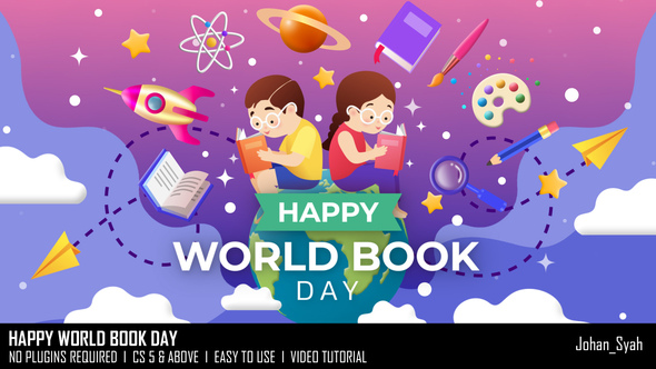 Photo of Happy World Book Day – Videohive 51912769