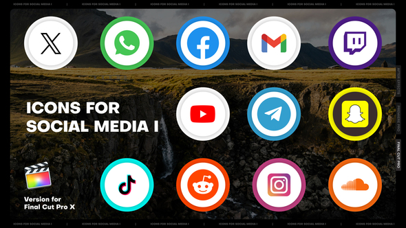 Photo of Icons for Social Media I | FCPX – Videohive 51952227