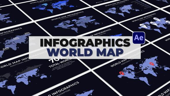 Photo of Infographics World Map – Videohive 51950851