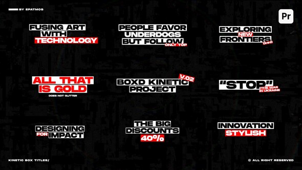 Photo of Kinetic Box Titles v2.0 | PP – Videohive 51671942