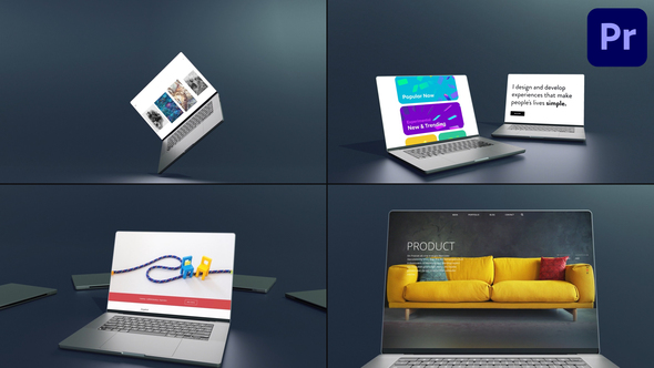 Photo of Laptop App Reveal Mockup for Premiere Pro – Videohive 51803632