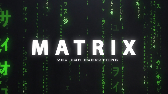 Photo of Matrix Logo Reveal – Videohive 51891323