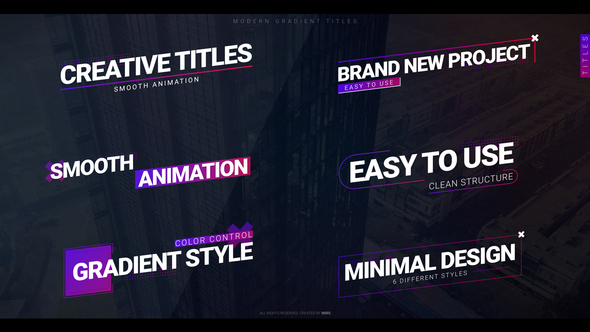 Photo of Modern Gradient Titles (FCPX) – Videohive 51981716