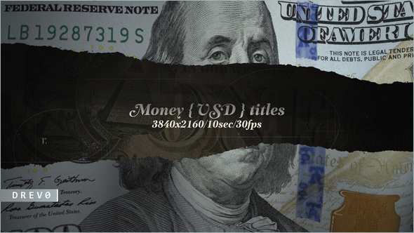 Photo of Money USD Titles/ Dollars USA/ Blockchain/ Banknotes and Bonds/ Business/ Economics/ Corporate/ $ – Videohive 40168515
