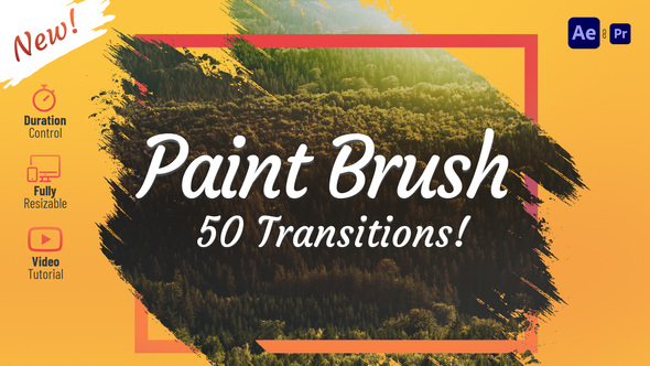 Photo of Paint Brush Transitions – Videohive 31434194