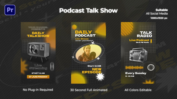 Photo of Podcast Talk Show – Videohive 51975562