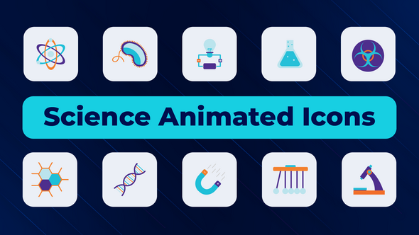 Photo of Science Animated Icons – Videohive 51859217